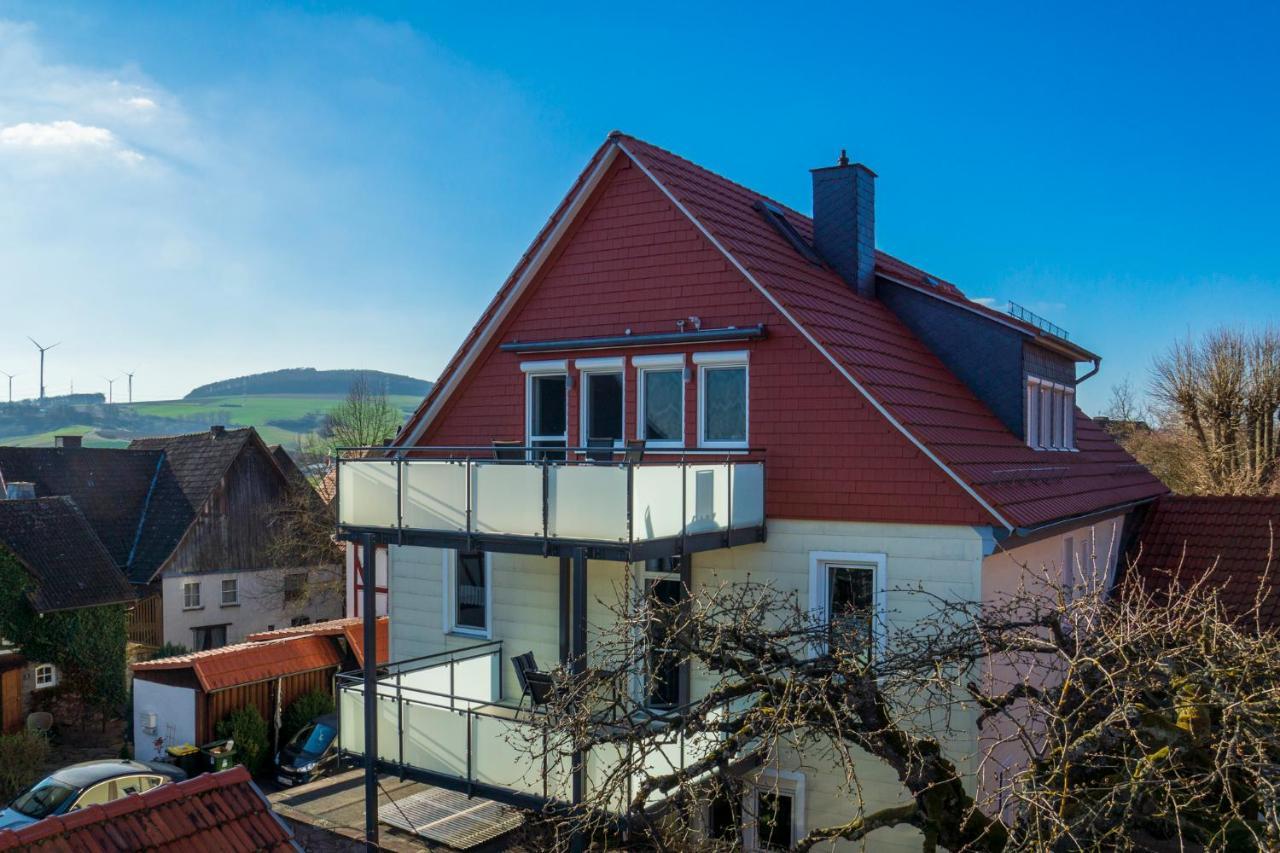 Ferienwohnung Zur Burg Trendelburg Exteriör bild